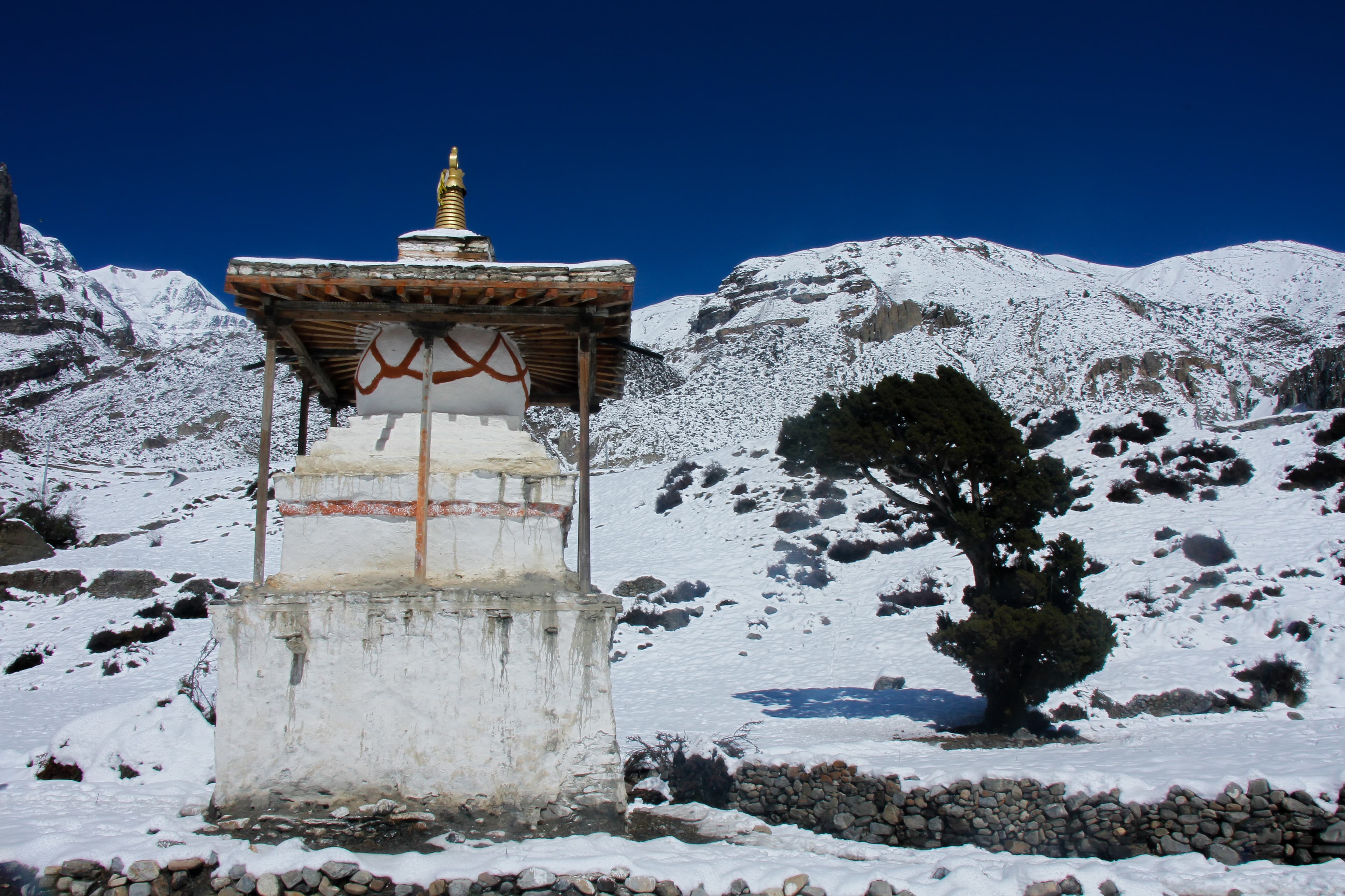 Manang Mountain Journey scenic view